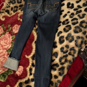 American Eagle Outfitters Dark Blue Skinny Jeans